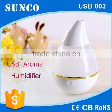 Sales promotion gradient light cool mist portable humidifiers for car