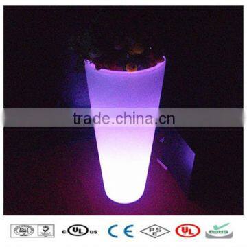 Innovative Model Waterproof Plastic Light Up LED Flower Planter