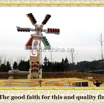 Direct manufacturer with 10 years history speed windmill top scan amusement rides