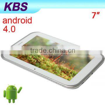 7 inch Android 4.0 mid tablet specification, FM, Bluetooth, Wifi, 2G Phone Call