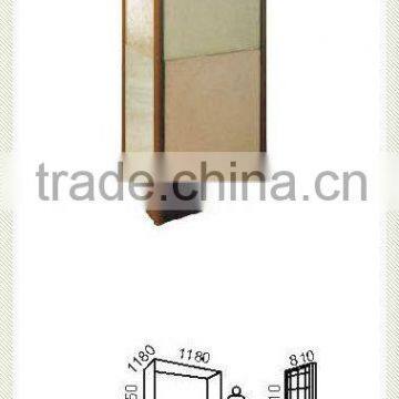 Single side triangle screen tile display rack