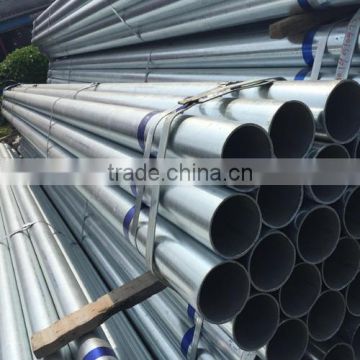 zinc coated scaffolding pipe , q235 q345 q195 q215 galvanized steel pipe for coated scaffolding