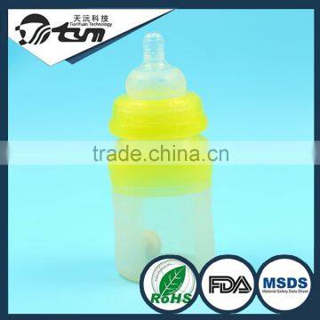 2015 China Factory Trade Assurance Soft Silicone Baby Feeding Bottle