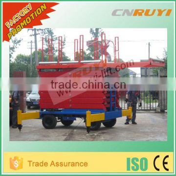 Power lift equipment aerial platform truck promotion