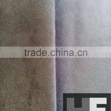 ZJHF-F43 Imitaiton Super Soft Plain Velvet With TC Sofa Fabric Upholstery Fabric photo-2