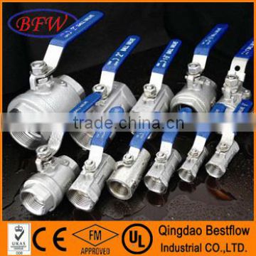 One-piece ball valve made in China