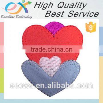 Trade Assurance custom embroidery applique heart