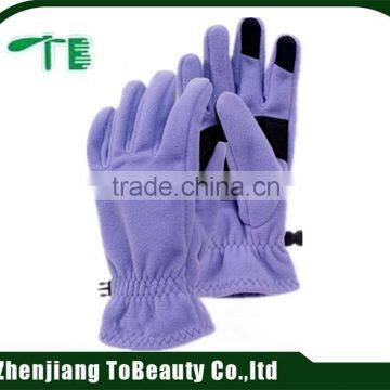 polyester embroidery fleece gloves