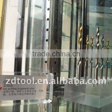 HSS,straight shank Gold-P coated drills