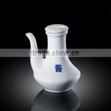 H0971 chaozhou best selling white porcelain oil vinegar bottle