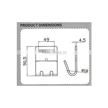 High Quality Flat J-Hook For Webbing J Hook photo-2