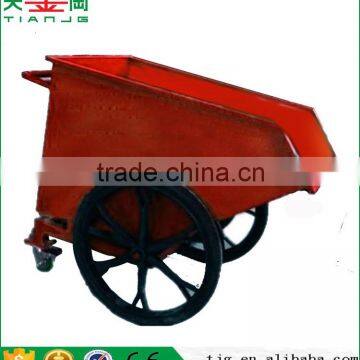 20''Wheel +4"Caster Cold Rolling Steel Metal Concrete Cart photo-6