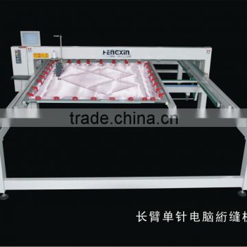 HXD-30C long arm computerized single needle quilting machine, cheap quilt making machine