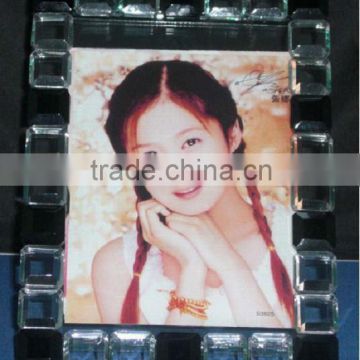 selling crystal glass picture frame for giveaway gift(R-1131