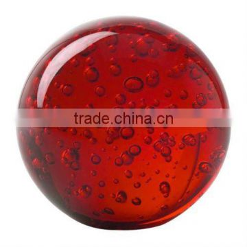 pure red crystal bubble ball for home decorations(R-1179