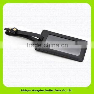 15027 High utility and good quality leather luggage tag