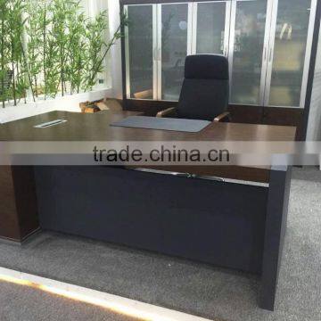 2016 Guangdong latest wooden furniture designs MDF wood veneer office table