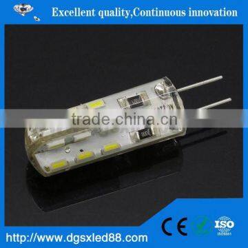 hot sale 48SMD 3014 3W silicon led g4 230v Bulb pcb light led g4 dimmable AC\DC12V 110V 220v guangdong led light