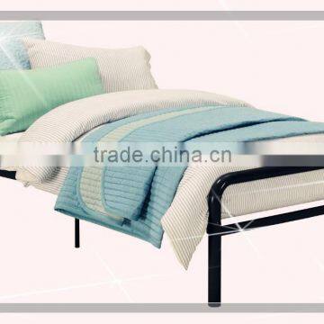 Modern design popular twin size single metal bed black color Metal Bed twin size black 31X78"