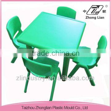 Children Size Plastic Small Colorful High Quality Dining Table and Chair photo-4