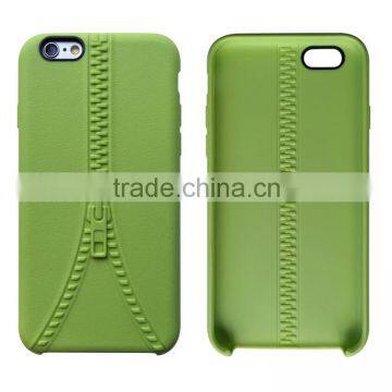Mobile Phone Case Manufacturer TPU Zipper Design 8 Colors Anti-throw Back Cover for Apple IPhone 6 photo-5
