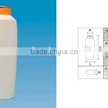 400ml empty shampoo HDPE bottle fashion body lotion bottle