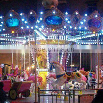 luxurious and musical carousel