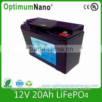 Optimum Auto Battery LiFePO4 with 12Volts and capacity 24Ah