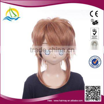 High Density Top Quality Heat synthetic Fiber cute cosplay wig