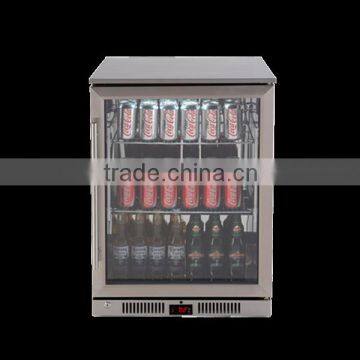 New Model Single Door Bar Fridge Soft Drink Stainless Steel Cooler Beverage Display Cooler photo-2