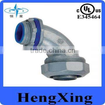 LIQUID TIGHT CONNECTOR ANGLE 90 DEGREE,conduit fittings,pipe fittings