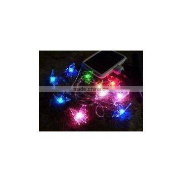 Solar Butterfly LED Light String