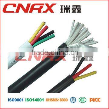 Made in China YueQing Ruixin Group Copper / AI conductor Flexible Wire Electric 6 core flexible cable