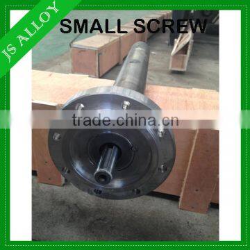 Small feeder screw barrel for injection or extruder machine