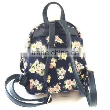 Wholesale Fashion Canvas School Backpack photo-2