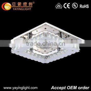 Large crystal hotel chandeliers, decorative light & square crystal lamp,crystal light