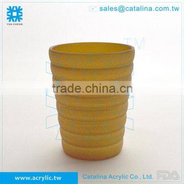 Gold Brass Acrylic Water Tumbler, Barware Mugs, Drinkware Cups