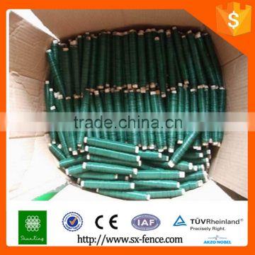 1/4 lbs galvanzied pvc coated 26 Gauge Green Paddle Wire