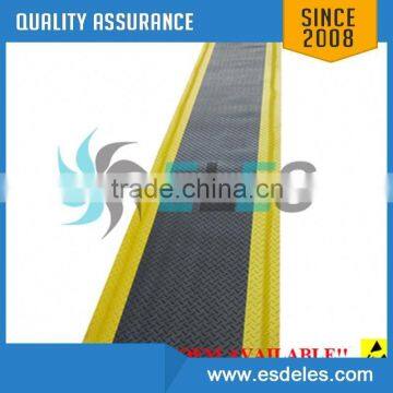 black and yellow color esd anti-fatigue floor mat thickness15mm 17mm 5mm