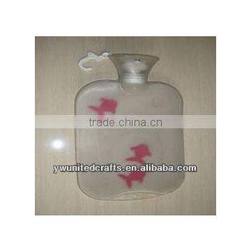 hot sale promotion transparent plastic hot water bottle