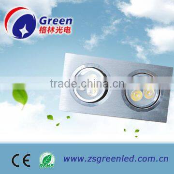 high brightness dimmable recessed led grill lighting