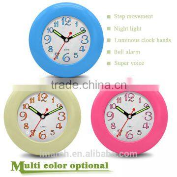 2016 fashion plastic quartz analog wall clock for promotional