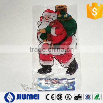 Outdoor christmas decorations 3D led light acrylic santa claus