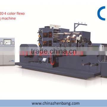 four color flexo printing machine