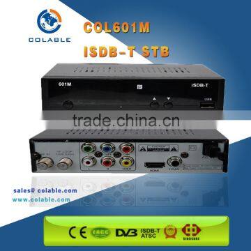 COFDM TV Receiver Box,FTA ISDB-T Set Top Box ,FTA STB COL601M