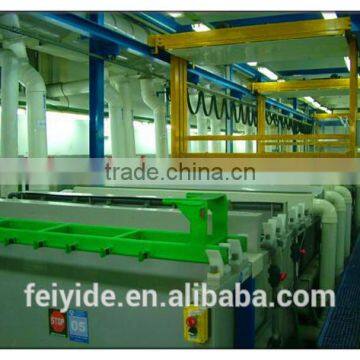 Feiyide Rack Electroplating Line for Zinc Gold NIckel