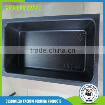 Vacuum forming plastic flowerpot