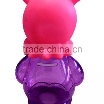 Cute Deer Money Box,Plastic Animal Money Box,Transparent Vinyl Toy photo-4
