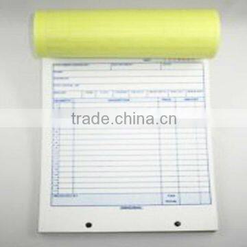 clearly printed carbon paper receipt book