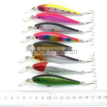 3D Lifelike Eyes Fishing Minnow Lures 8 Colors 10.1cm 9.36g High Quality Artficial Plastic Wobbler Hard Bait photo-2